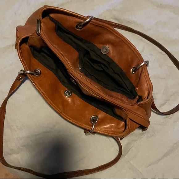 Vintage Arnold Churgin brown leather purse - Picture 2 of 7